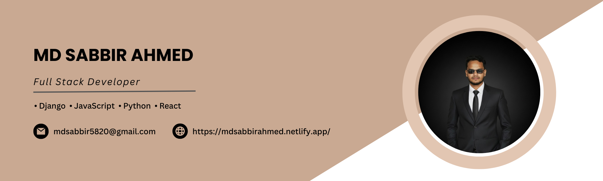 Md Sabbir Ahmed - Full Stack Developer | React & Django Expert